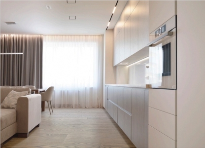 Диффузор под покраску скрытого монтажа SECRET SOFT FRAME D160мм